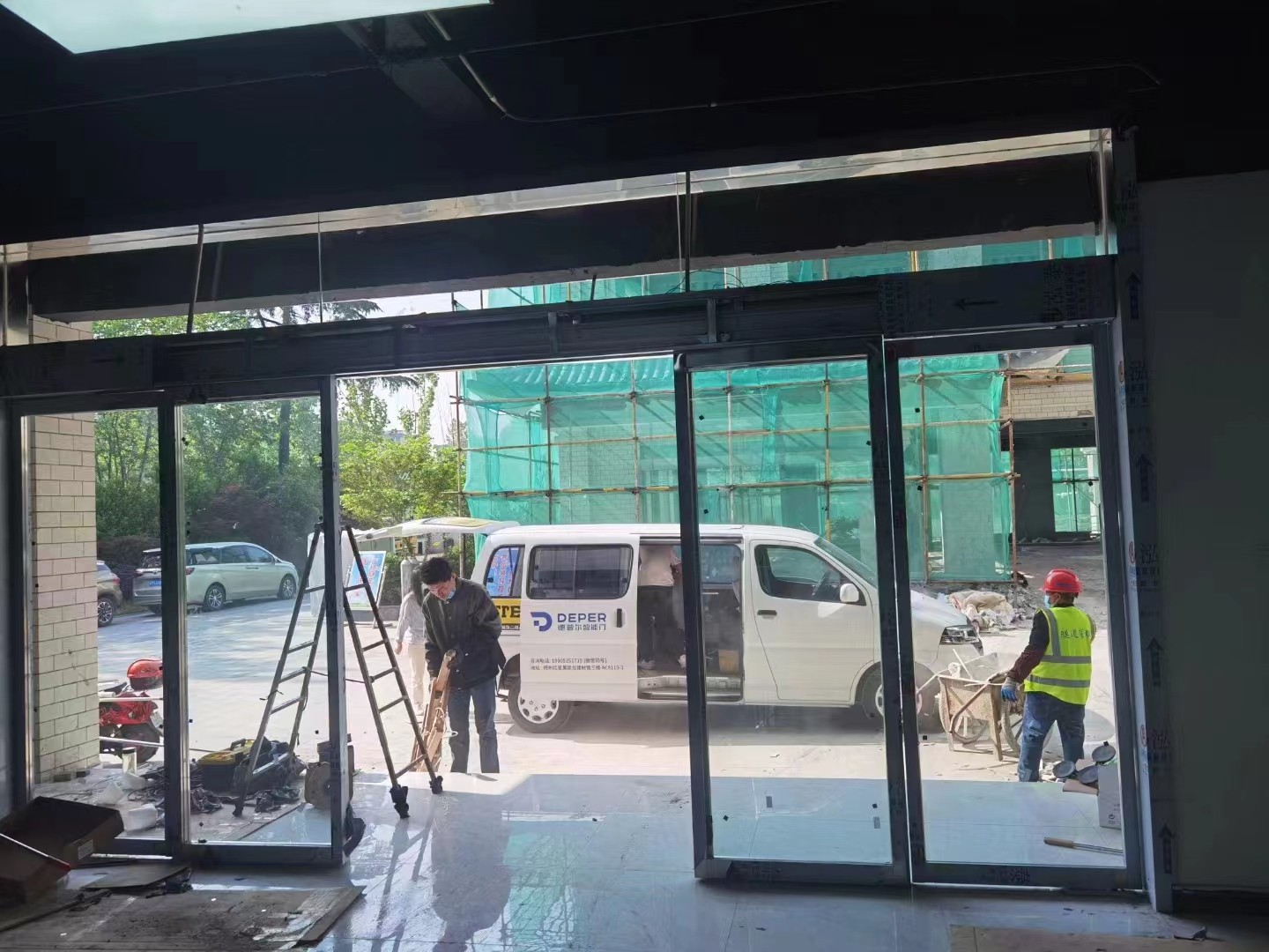 玻璃感应门定做